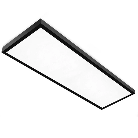 LED-Oberflächenpanel 36W 3960lm 4000K 120° Neutral Schwarz 30x120cm Brisbane Kobi