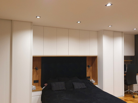 Einbaustrahler GU10, Einbauspot HALOGEN Quadrat Schwarz CLARO LUMILED