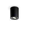LED Spot Pillar Schwarz 4.2W CCT PHILIPS HUE Bluetooth Zigbee Deckenleuchte