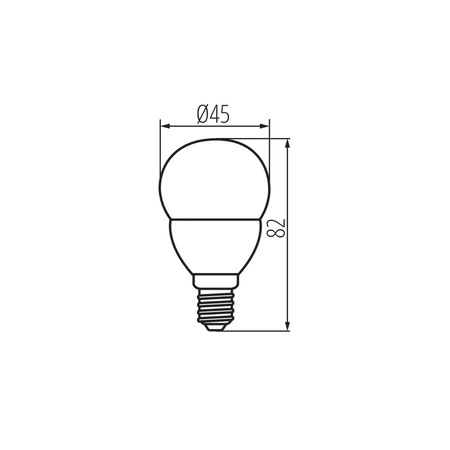 LED Lampen G45 KULKA E14 6.5W 806lm 4000K Neutral KANLUX