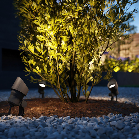 Basisset SPOT Pack GardenLink-Leuchten 3x6W 12V 2700K IP44 Anthrazit PHILIPS