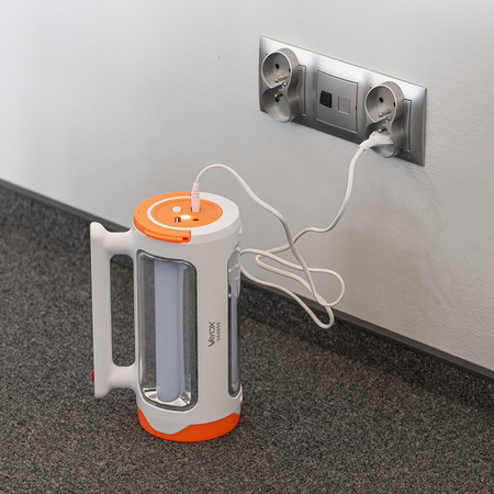 Wiederaufladbare Hand-Taschenlampe 2in1 Seitenlicht + Powerbank VA0085 VAYOX