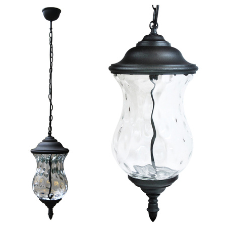 LED-Gartenhängelampe MARSYLIA 9W 3000K Schwarz 110cm - GOLDLUX (Polux)