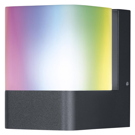 Smarte LED-Gartenwandleuchte 9,5W RGB+W Dunkelgrau SMART+ WiFi CUBE LEDVANCE