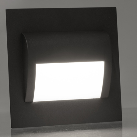 DECORUS 9 LED 1,2W Graphit ProVero Treppenleuchte Kalt