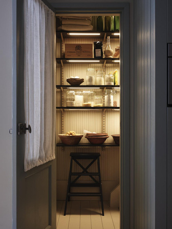 LED-Unterschrank-Lichtleiste 3.2W 200lm CCT mit Bewegungssensor Dämmerung Batterie Grau Linear Ledvance