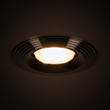 LIGLO DSO GU10/GU5.3 Circular Black KANLUX Deckeneinbauleuchte