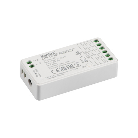 Controller für LED-Streifen CTRL 12/24V RGBW CCT Weiß KANLUX