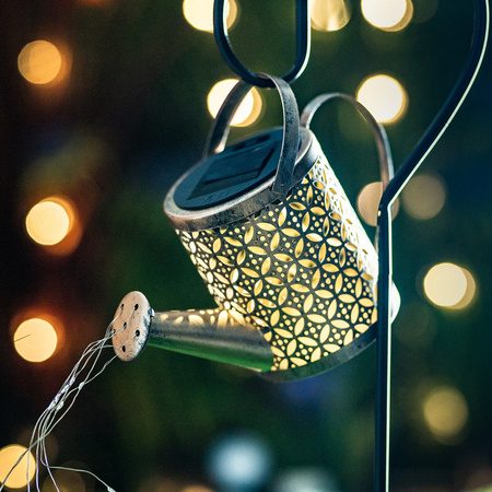 LED Solar-Gartenleuchte ROSA Kupfer IP44 3000K LUMILED