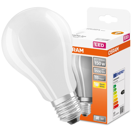 LED-Lampe E27 A67 17W = 150W 2500lm 2700K Warm 360° Glühfaden OSRAM Star Retrofit