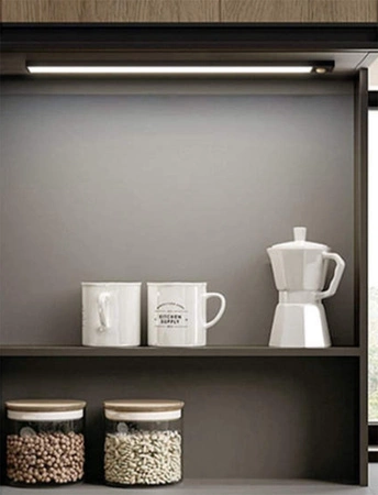 LED-Unterbauleuchte 3W CCT 60cm Möbelleiste mit Bewegungssensor Schwarz