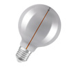LED Dekorative Glühbirne G95 Sphere E27 2.2W = 6W 60lm 1800K Warm 320° Smoked Filament Vintage 1906 Osram