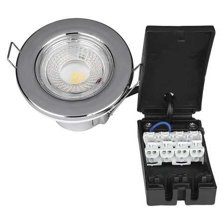 LED Spot 5W 4000K Dimmbar Chrom Flush Mount SAMSUNG CHIP VT-885 V-TAC