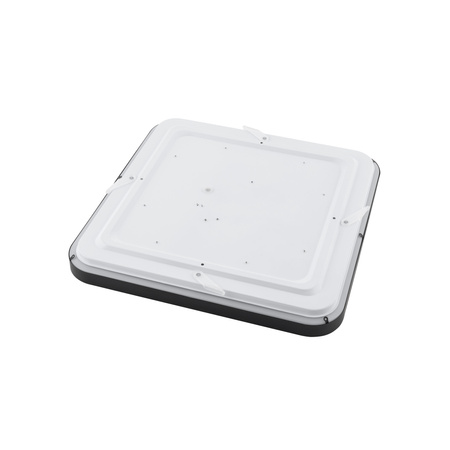 LED-Aufbau-Deckenleuchte für Badezimmer AGNES SQUARE 8137 32W 4000K IP44 Schwarz Nowodvorski