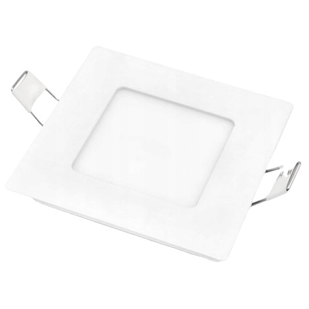 LED-Panel-Deckenleuchte 6W 480lm 6500K kaltweiß-Einbauleuchte Quadratisch Weiß Proma Masterled