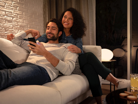 LED GU10 Reflektorlampe 4.2W = 50W 400lm 2200-6500K CCT SMART Smart Bluetooth ZigBee Weißes Ambiente Philips HUE