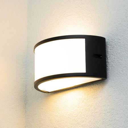 Gartenlampe Wandlampe TOLA E27 IP44 Schwarz