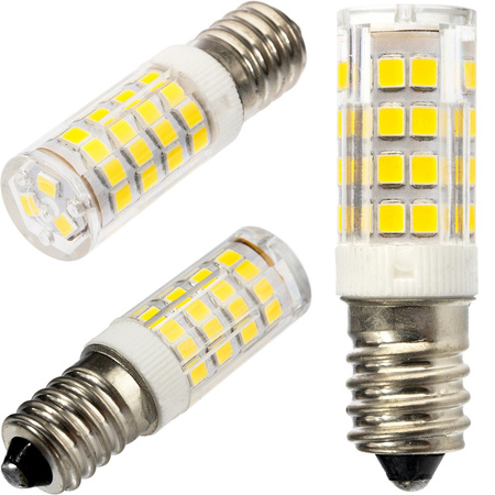 6x LED Lampen E14, LED Kühlschranklampe T25 5W = 40W 470lm 320° 4000K neutral LUMILED