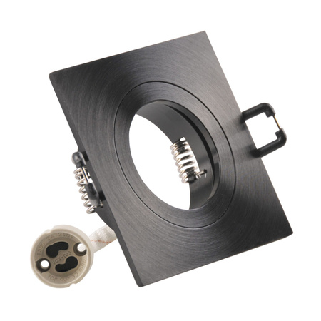 Verdeckte GU10 Schwarz FEBE Sanico Goldlux Leuchte