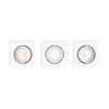 3x Halogen-Steckleuchte ENNEPER GU10 Square Beweglich PHILIPS