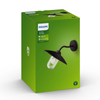 Gartenleuchte LED Wandleuchte HAMMOCK myGarden E27 IP44 Lantern Down Schwarz PHILIPS