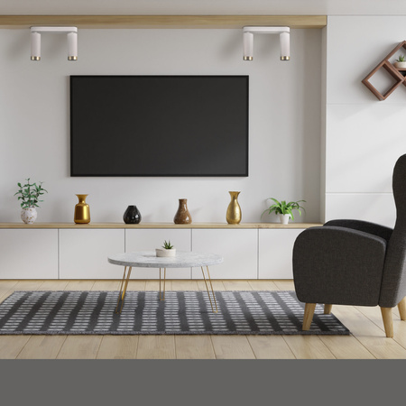 Wand- und Deckenstrahler Leuchte 2x GU10 Weißgold FADO Sanico Goldlux