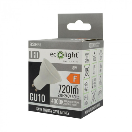 LED-Reflektor GU10 8W 720lm 4000K neutralweiß Ecolight