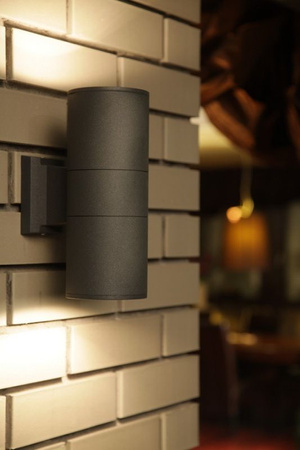 Außengarten-Fassadenlampe LED-WANDLAMPE Adela 7001 BL E27 Su-Ma