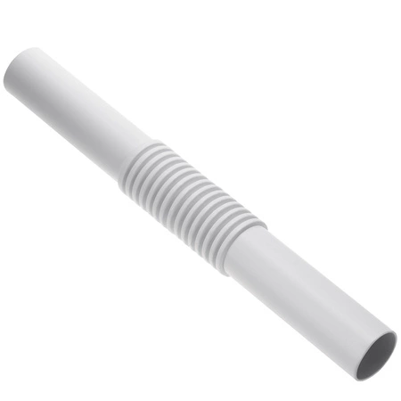Flexibler Ausgleichsverbinder ZCL 18 mm PVC Weiß 5 Stk