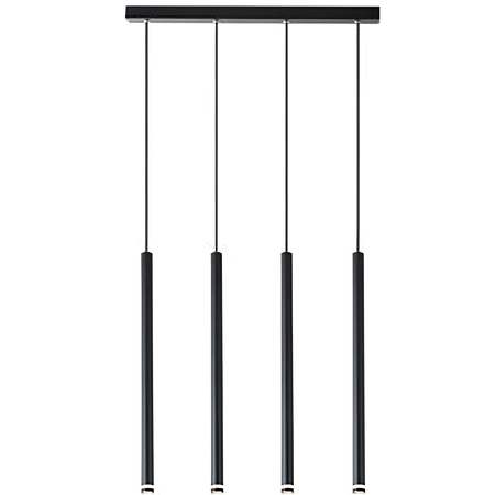 PIERO 4xG9 Verstellbare Pendelleuchte für die Decke Schwarz MASTERLED
