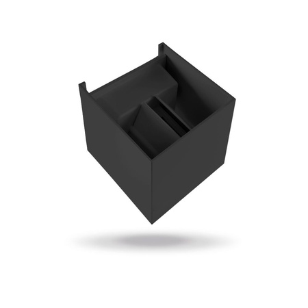 Garten-Wandleuchte Outdoor LED-Fassadenleuchte 6W 580lm 2700k Warm Black ERIC Videx