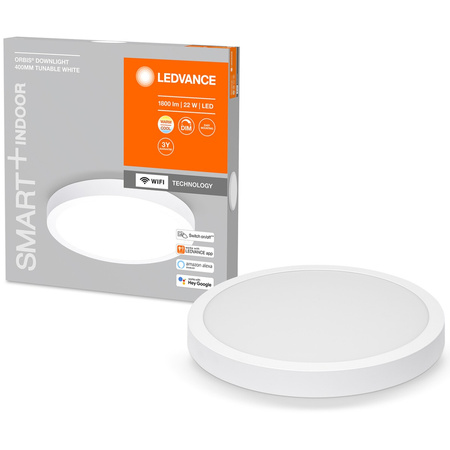 LED Deckenleuchte ORBIS DOWNLIGHT 22W 1800lm CCT 40cm SMART+ WIFI LEDVANCE