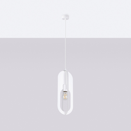 NICUS 1 E27 Weiß Modern SOLLUX Decke Pendelleuchte