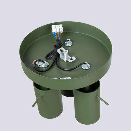 Plafond Tuba Spot Deckenleuchte 3x GU10 Olive Ring Bittersweet Shimmer SL.1503 Sollux