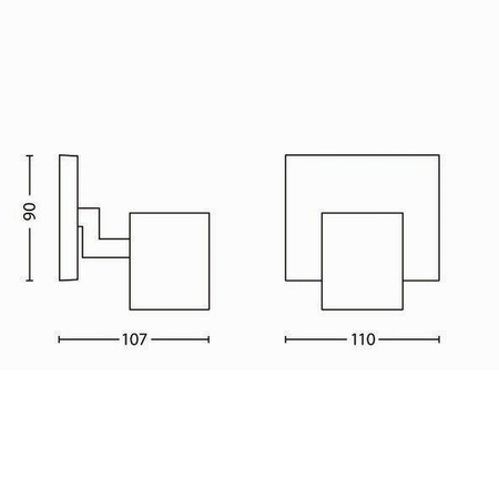 LED RUNNER GU10 Reflektor-Deckenleuchte Aluminium PHILIPS