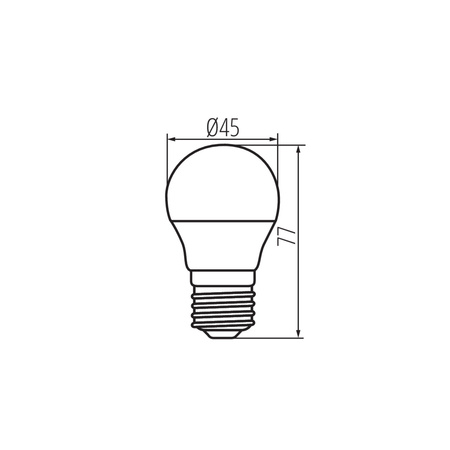 LED Lampen BILO E27 6.5W 806lm 3000K Warm KANLUX
