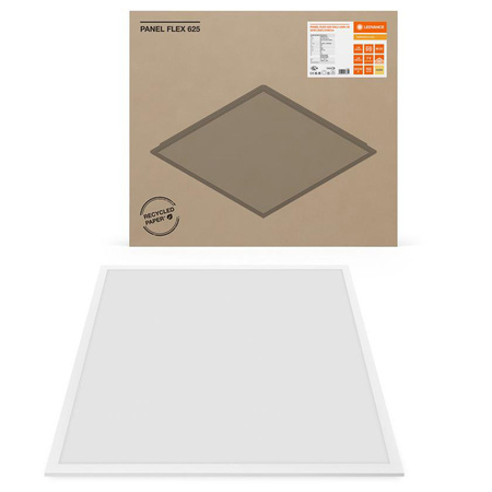 LED-Panel-Deckenleuchte 32W 5160lm 3000K Warm Dimmbar Aufputzmontage Unterputz Weiß 62x62cm Flex Ledvance