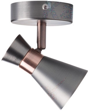 MILENO GU10 Kanlux Deckenleuchte aus silbernem Kupfer