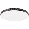 LED-Badezimmer Deckenleuchte 18W 1850lm 4000lm Neutral 120° Weiß Schwarz IP44 Moon Sanico Goldlux