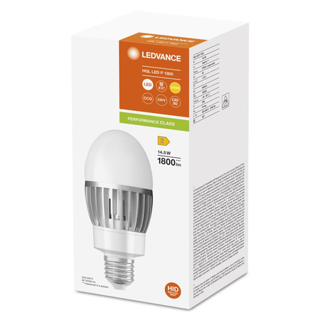 LED Lampen HQL E27 14.5W = 50W 1800lm 2700K Warmweiß LEDVANCE