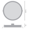 LED-Einbauleuchte 30W 3000lm IP44 4000K neutrales Downlight 21,5 cm rund LEDVANCE