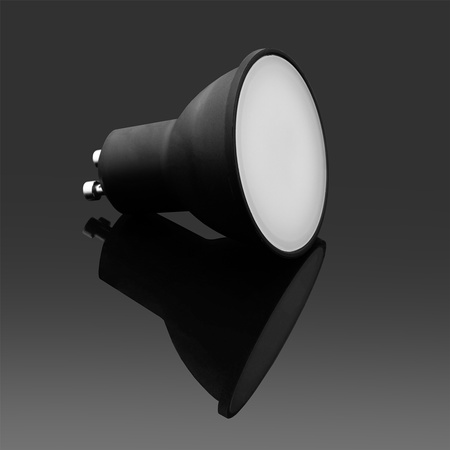 10x LED Lampen GU10, Glühbirne 6W = 50W 580lm 120° 4000K neutral Schwarz LUMILED