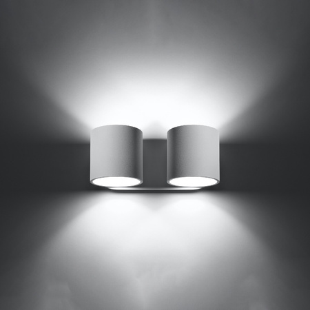 LED ORBIS Wandleuchte 2xG9Wandleuchte Top Down Weiß SOLLUX