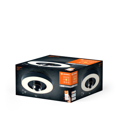 LED-Gartendeckenleuchte 22W 3000K Warm IP44 SMART+ mit WLAN-Kamera mit Bewegungs- und Dämmerungssensor dimmbar LEDVANCE