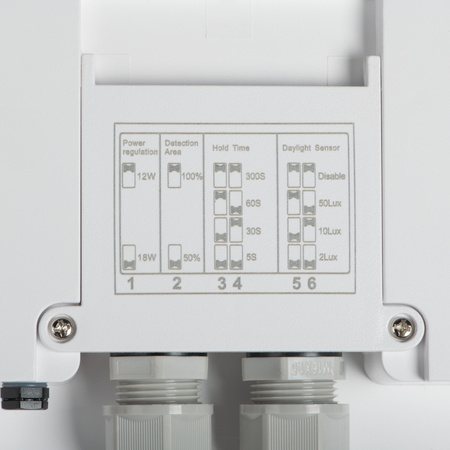 Plafond LED-Deckenleuchte Bewegungsmelder Anbau 30W 3530lm CCT IP65 Weiß BENO KANLUX