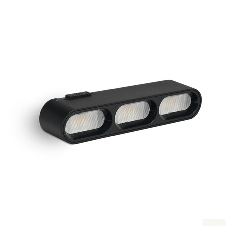 Magnetische LED-Schienenleuchte 5.5W 420lm 4000K Neutral CRI90 90° Schwarz VIDEX