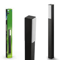 LED-Gartenleuchte für den Außenbereich STRATOSPHERE myGarden 2x4,5W 2700K IP44 Mast 77cm Anthrazit PHILIPS