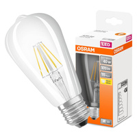 LED Lampen E27 ST64 4W = 40W 470lm 2700K Warm 300° Glühfaden OSRAM