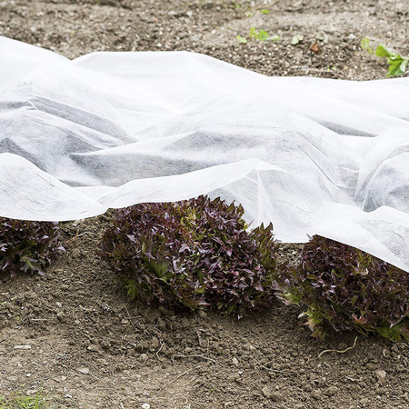 Agrotextil-Federabdeckung 1,1 x 5m 17 g Weiß