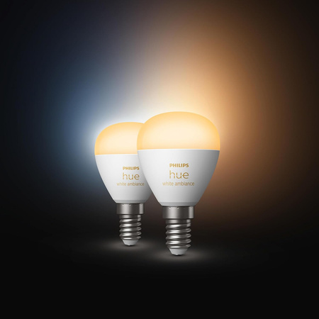 LED-Glühbirne E14 P45 5.1W CCT PHILIPS HUE White Ambiance Bluetooth Zigbee